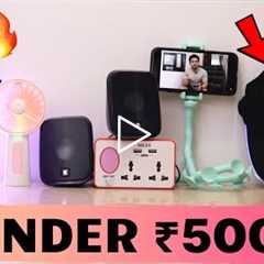Unique Gadgets Under Rs500 | Part 56 | Tech Unboxing 🔥