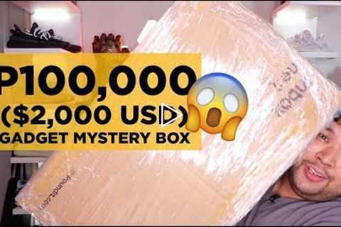 P100,000 ($2,000) GADGET MYSTERY BOX UNBOXING!!! I GOT SMARTPHONE, LAPTOP, ETC!!! OMG!!!!