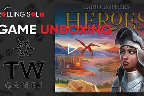 Cartographers Heroes Collector's Edition | Game Unboxing