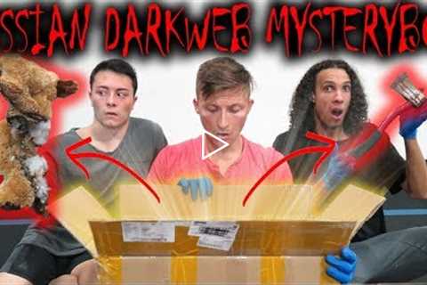 UNBOXING A DARK WEB MYSTERY BOX FROM RUSSIA!! (CAN'T BELIEVE WHAT WE FOUND!)