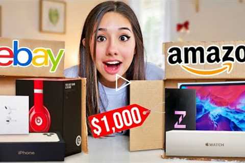 UNBOXING EXPENSIVE AMAZON MYSTERY BOX!!!