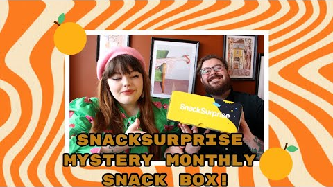 TRYING SNACK SURPRISE SUBSCRIPTION BOX WITH MY FIANCE!
