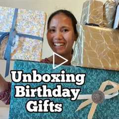 Unboxing Birthday Gifts +Prank gone wrong daw, di inaasahan Regalo..