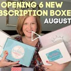 Opening 6 New Subscription Boxes | August 2022 | First Glances and Second Chances