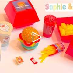 Resin Crafts- Fast Food miniatures- Sophie and Toffee Elves box- DIY