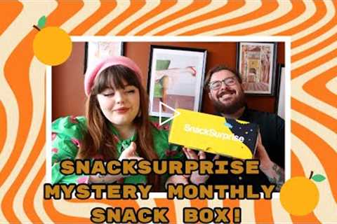 TRYING SNACK SURPRISE SUBSCRIPTION BOX WITH MY FIANCE!