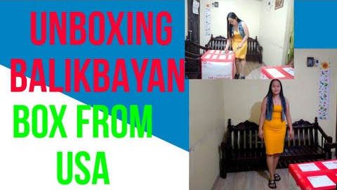 UNBOXING BALIKBAYAN BOX FROM MY SUBSCRIBER IN USA