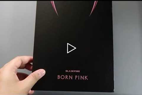 ASMR Unboxing Blackpink Born Pink-Pink Ver 🖤💖