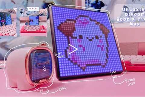 Unboxing Divoom Zooe & PixooMax / Kawaii Gadgets - Cute Speaker (Piggy) 🌸💞💕