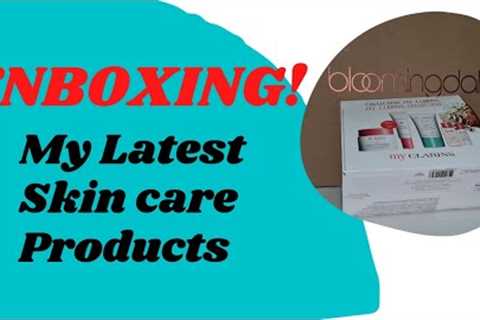Skin Care Routine- UNBOXING my new skin care products #skincare #500subs @YouTube