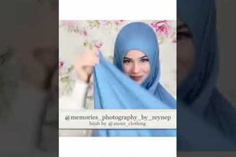 New Hijab Style 2021 with Beauty And Makeup Hacks For Girls.#shorts