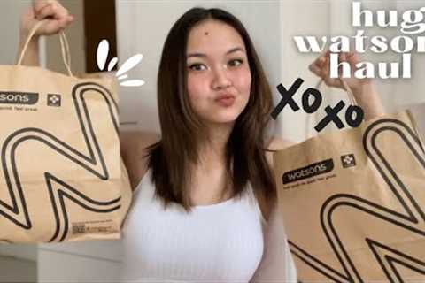 HUGE WATSONS HAUL | whitening products, body care, hair care & beauty essentials 2023 💸