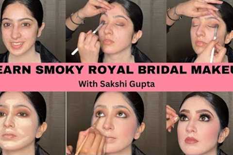 Uncut Bridal Makeup Tutorial @SakshiGuptaMakeupStudioAcademy  #makeup #tutorial