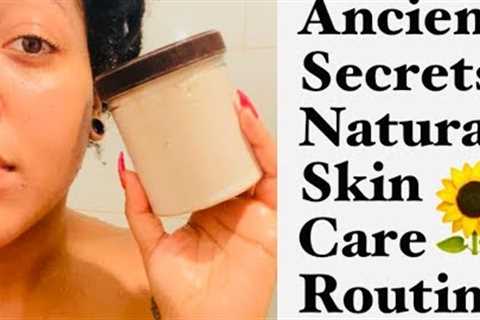 My Ancient Secret NATURAL VEGAN Skin Care Routine TUTORIAL  (Super Cheap Too)