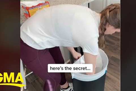 Mom’s trash bag hack reveals we’ve been doing it all wrong l GMA