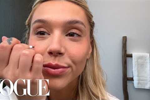 Alexis Ren''s Guide to Face-Lifting Romantic Makeup  | Beauty Secrets | Vogue
