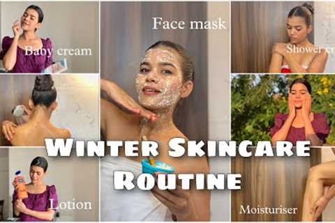 Winter Skin Care Routine For Clear Skin | My Realistic Winter Self Care | Mishti Pandey
