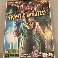 A Review of 14 Frantic Minutes! (The game, not the 14 Minutes)