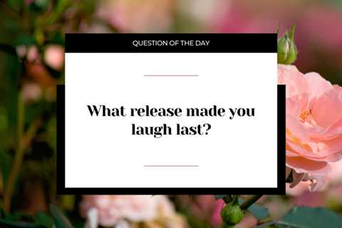 What release made you laugh last?