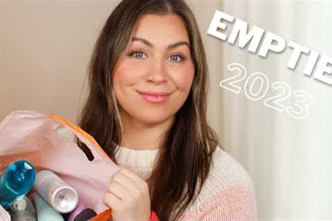 BEAUTY EMPTIES 2023 | Makeup, Skincare, Body Care and Hair Care Products I''ve Used Up