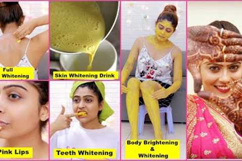 Pre Bridal Full Body Care Routine To Get Bright and Glossy skin in 21 Days | Home Remedies