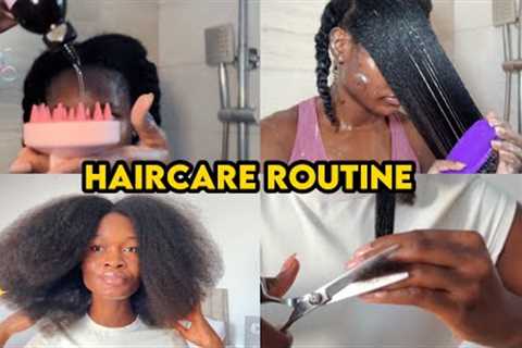 Asmr Monthly Hair Care Routine| for longer & healthy hair | no talking