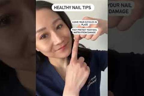 Healthy Nail Tips According to a Dermatologist #SHORTS