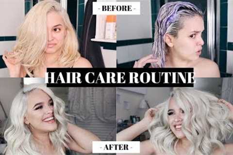 HOW TO KEEP BLEACH BLONDE HAIR HEALTHY AND SOFT! HAIR CARE ROUTINE | CassidySecrets