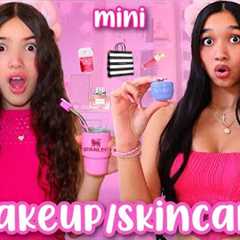 mini SIZE PREPPY MAKEUP & SKINCARE ROUTINE!💓