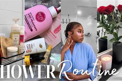 EVERYTHING SHOWER ROUTINE | Skincare + Bodycare + Hygiene + Self care