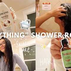 MY EVERYTHING SHOWER ROUTINE | skincare, haircare, body care, + more!